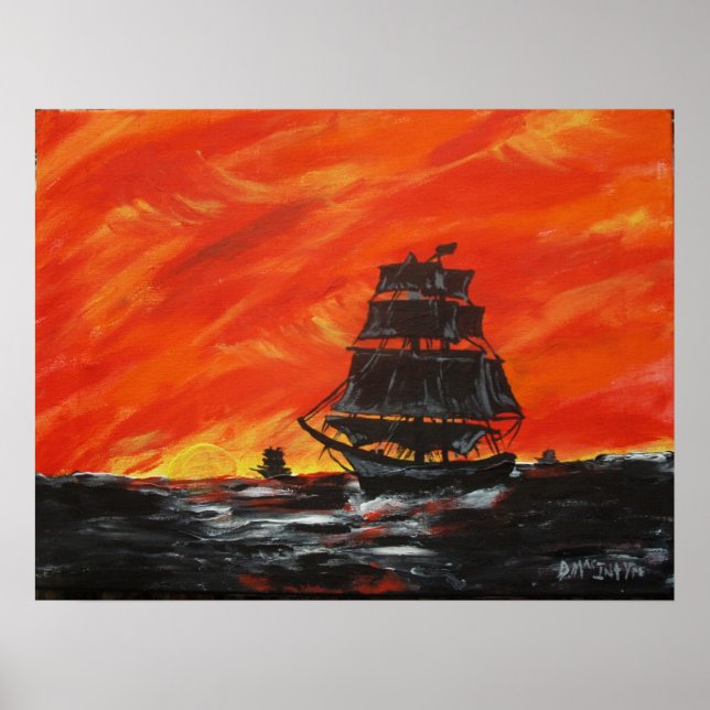 Poster Le capitaine (Devant)