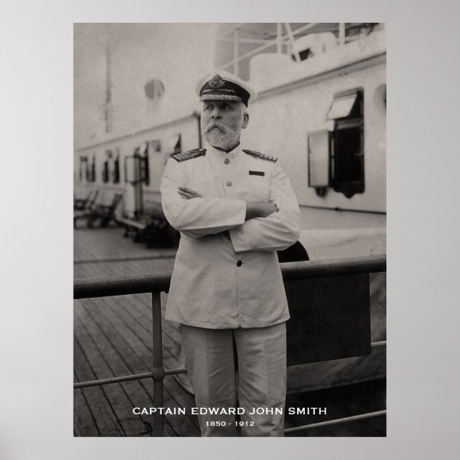 Poster Le capitaine Edward John Smith du Titanic Memorial (Devant)