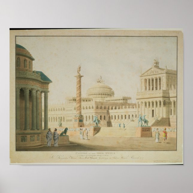 Poster Le Capitol, le design de "Titus" (Devant)