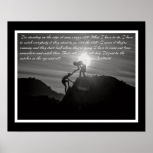 Poster Le Capteur dans la citation du Caulfield Holden-Ry