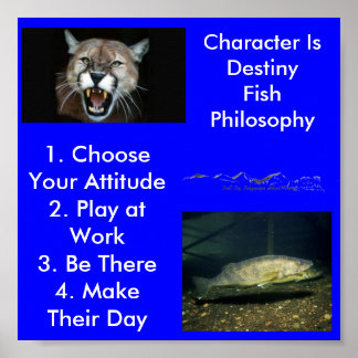 Poster Le caractère est Destiny...