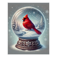 Le Cardinal Keepsaké d'hiver