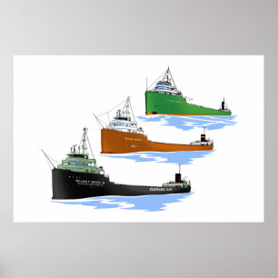 Poster Le cargo William P. Snyder Jr.