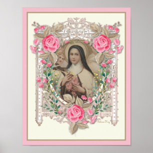 POSTER LE CARMELITE NUN CATHOLIQUE RELIGIEUX ST THERESSE