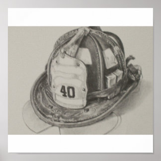 POSTER LE CASQUE DE FIREMAN