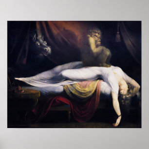 Poster Le cauchemar par Henry Fuseli