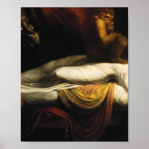 Poster Le cauchemar peint Henry Fuseli Thomas Burke