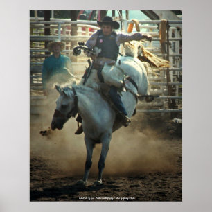 Poster Le cavalier de Bronc