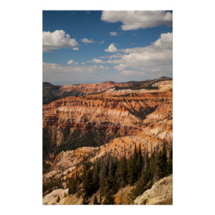 Poster Le cèdre casse le monument national, Utah