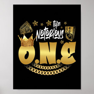 Poster Le célèbre Hip hop d'une vieille école Funny 1st B