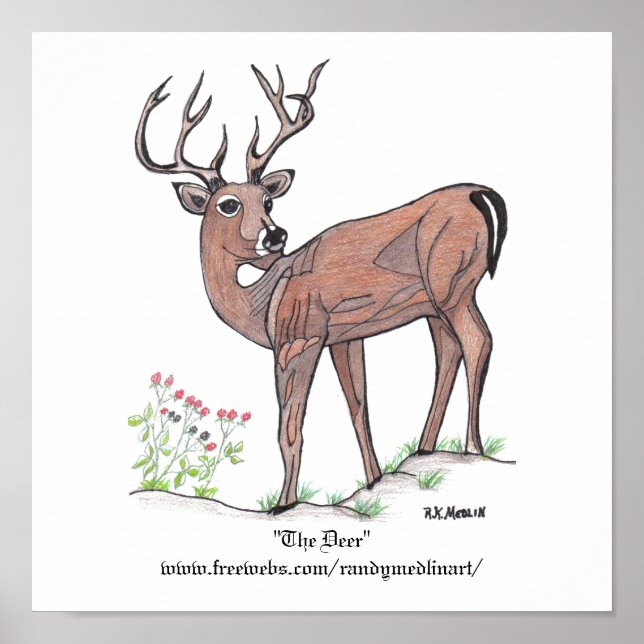 Poster "Le Cerf" (Devant)