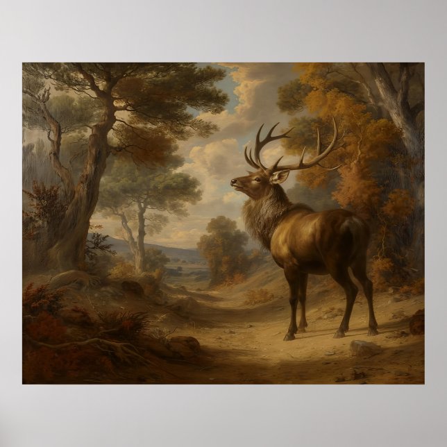 Poster Le Cerf (Devant)