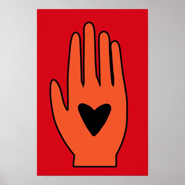 Poster Le cessez-le-feu maintenant main la conception gra (Devant)