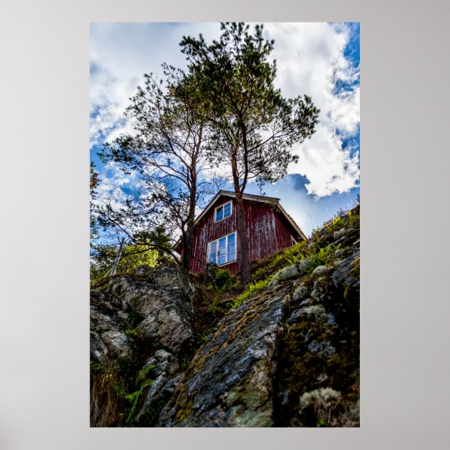 Poster Le chalet de montagne (Devant)