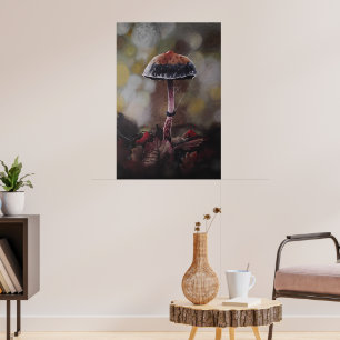 Poster Le Champignon Blessé