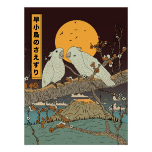 Poster Le chant des petits oiseaux