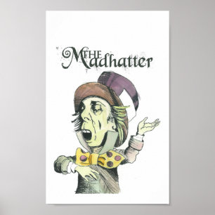 Poster le chapelier fou