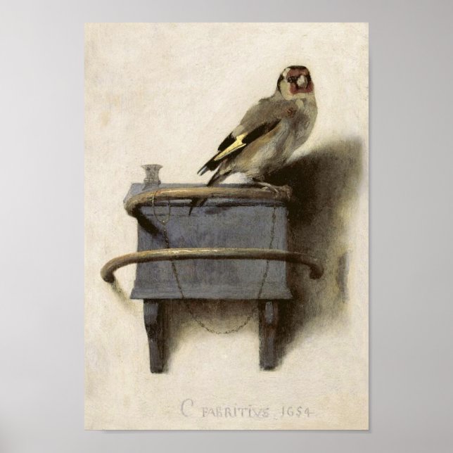 Poster Le Chardonneret (Devant)