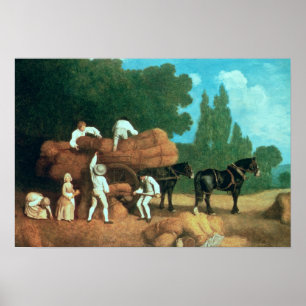 Poster Le chariot de récolte