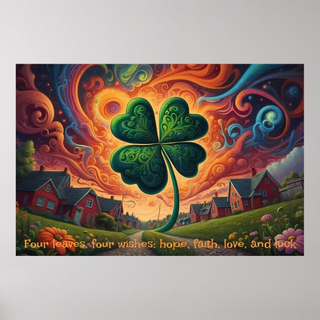 Poster Le charme de Clover : un voyage de chance (Devant)