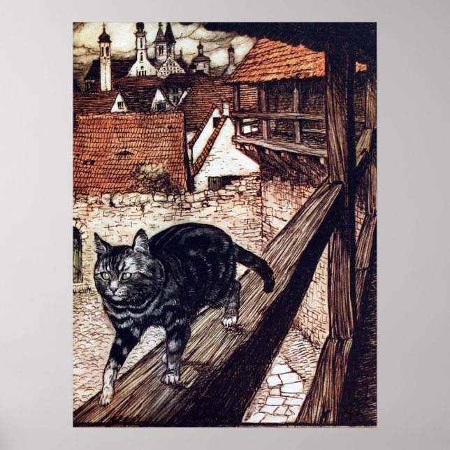 Poster Le Chat du Château de Rackham (Devant)