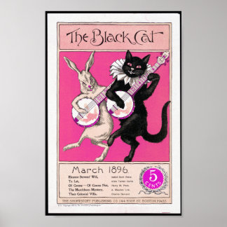 Poster Le chat noir