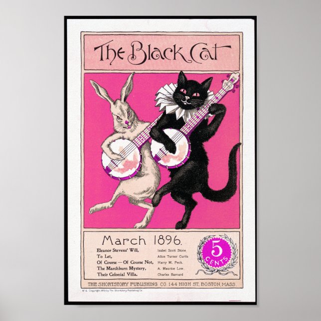 Poster Le chat noir (Devant)