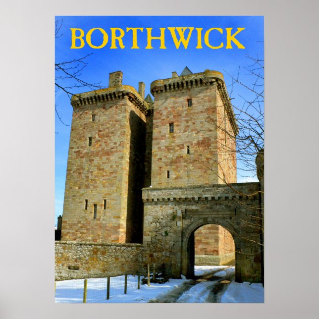 Poster le château de borthwick (Devant)