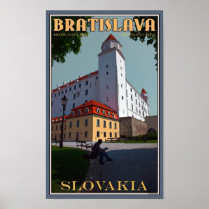 Poster Le château de Bratislava