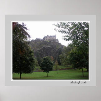Poster Le château d'Édimbourg