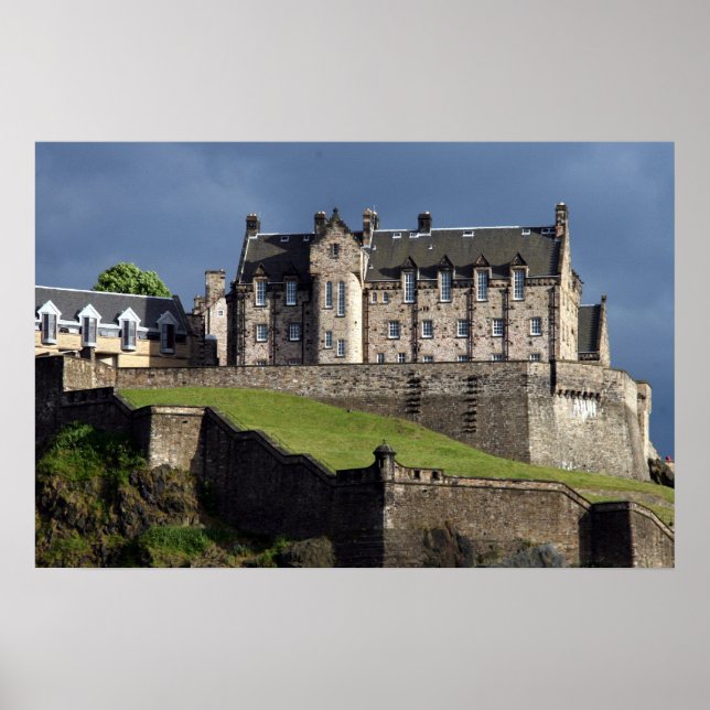 Poster le château d'edinburgh (Devant)