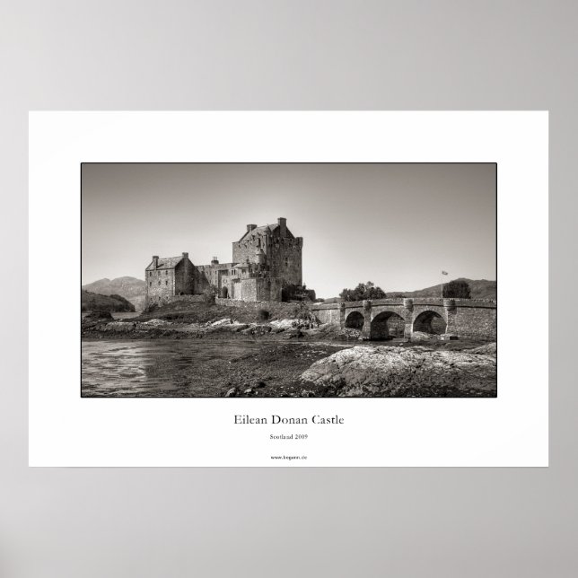 Poster Le château Eilean Donan (Devant)