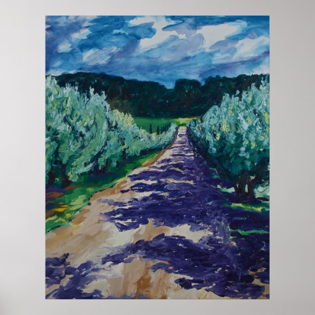 Poster le Chemin à Château Val Joanis (Devant)