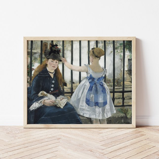 Poster Le chemin de fer | Édouard Manet (Créateur téléchargé)