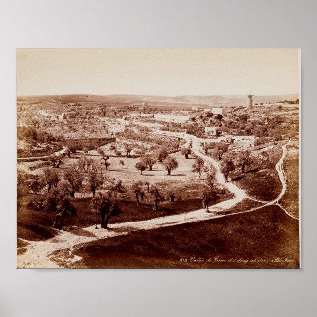 Poster Le chemin de Jérusalem à Bethléem (Devant)