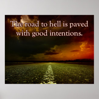 Poster Le Chemin De L'Enfer