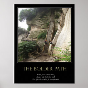 Poster Le chemin plus audacieux