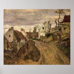 Poster Le chemin Village, Auvers, vers 1872-1873