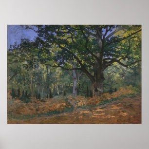 Poster Le chêne de Bodmer, forêt de Fontainebleau, Claude