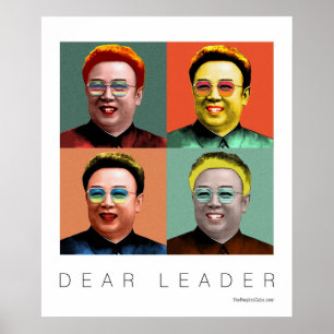 Poster Le cher Chef Kim Jong Il