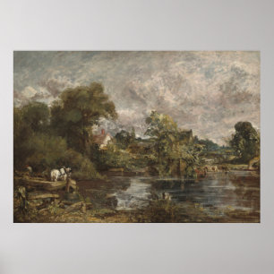 Poster Le Cheval Blanc - John Constable (1819)