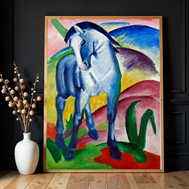 Poster Le Cheval Bleu de Franz Marc (Créateur téléchargé)