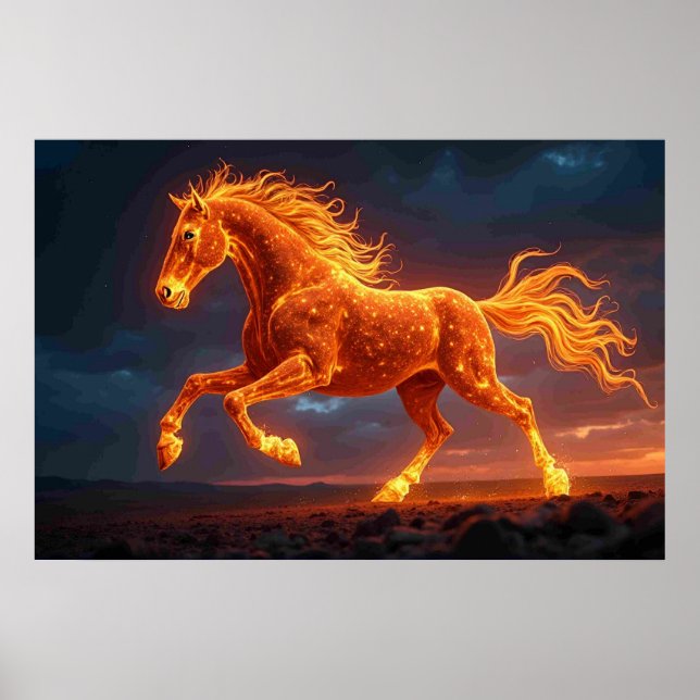 Poster Le Cheval de feu (Devant)