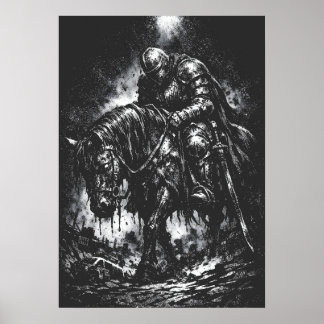 Poster Le Chevalier Déchu par BurnsInHell