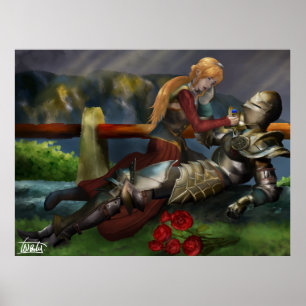 Poster Le Chevalier et la Princesse