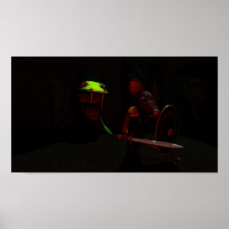 Poster Le Chevalier et le Dragon