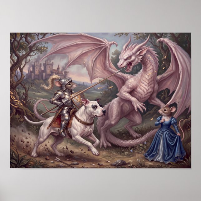 Poster Le Chevalier Souris (Devant)