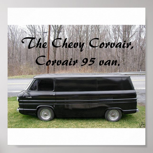 Poster Le Chevy Corvair, Corvair 95 van. (Devant)