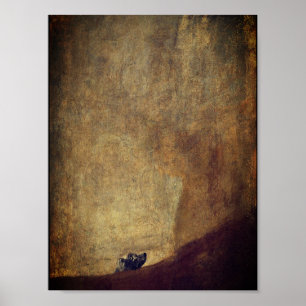 Poster Le chien (El Perro) - par Francisco Goya
