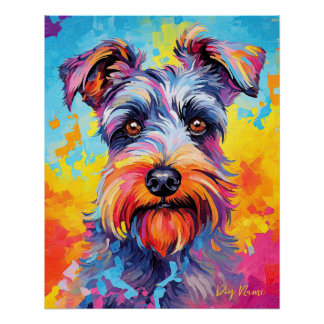 Poster Le Chien Schnauzer 004 - Zetton Ziana